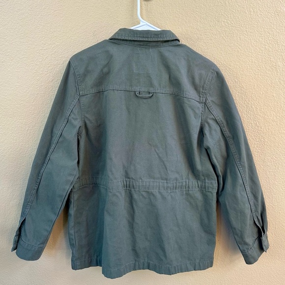 Vintage America Olive Canvas Anorak “Barn Jacket”  Size Medium New With Tag - Picture 9 of 12